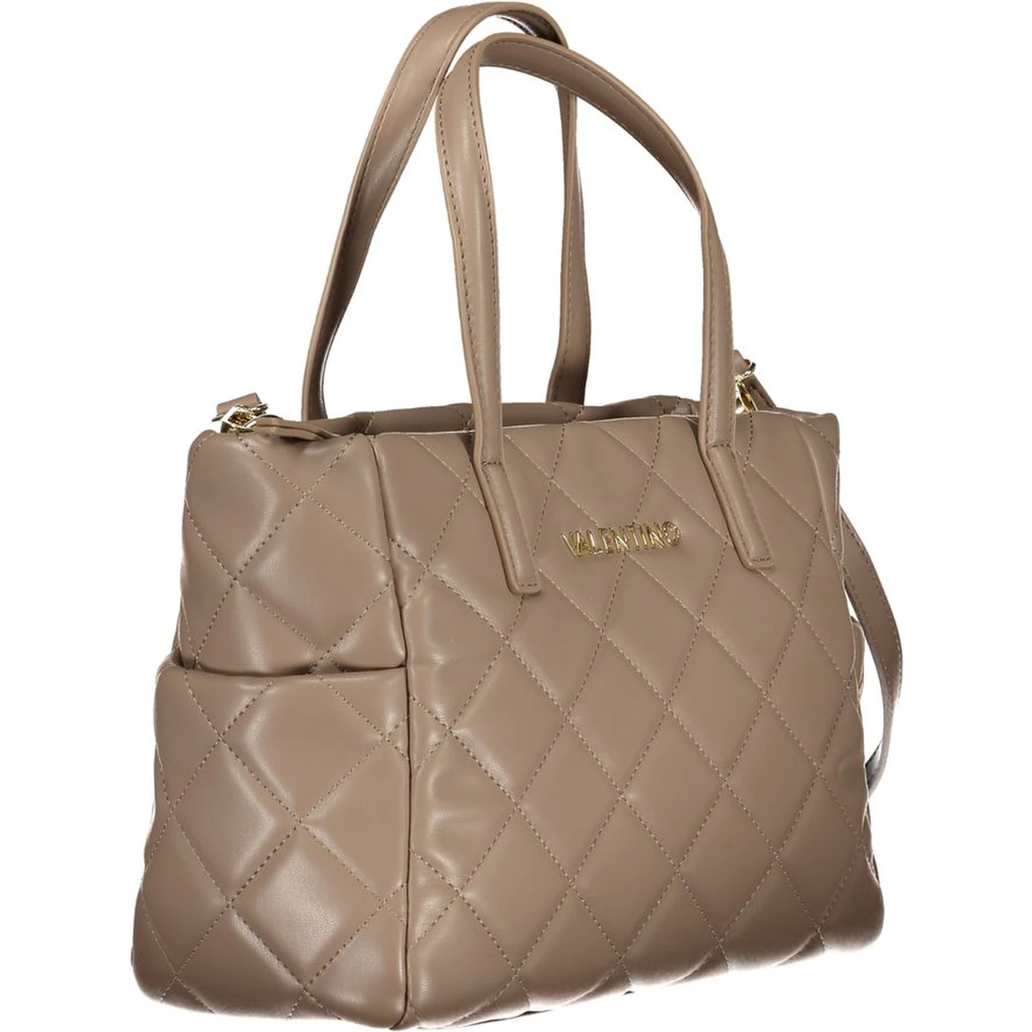 Brown Polyethylene Handbag