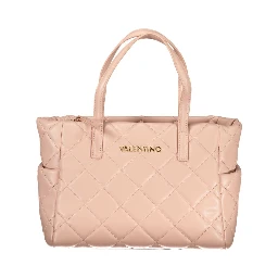 Pink Polyethylene Handbag