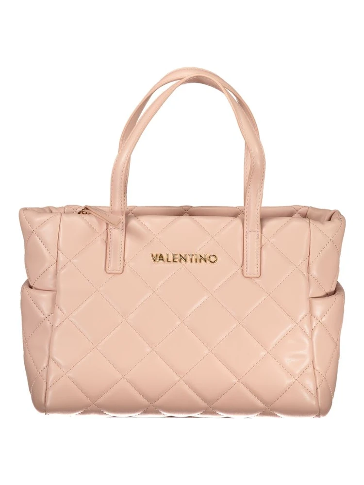 Pink Polyethylene Handbag