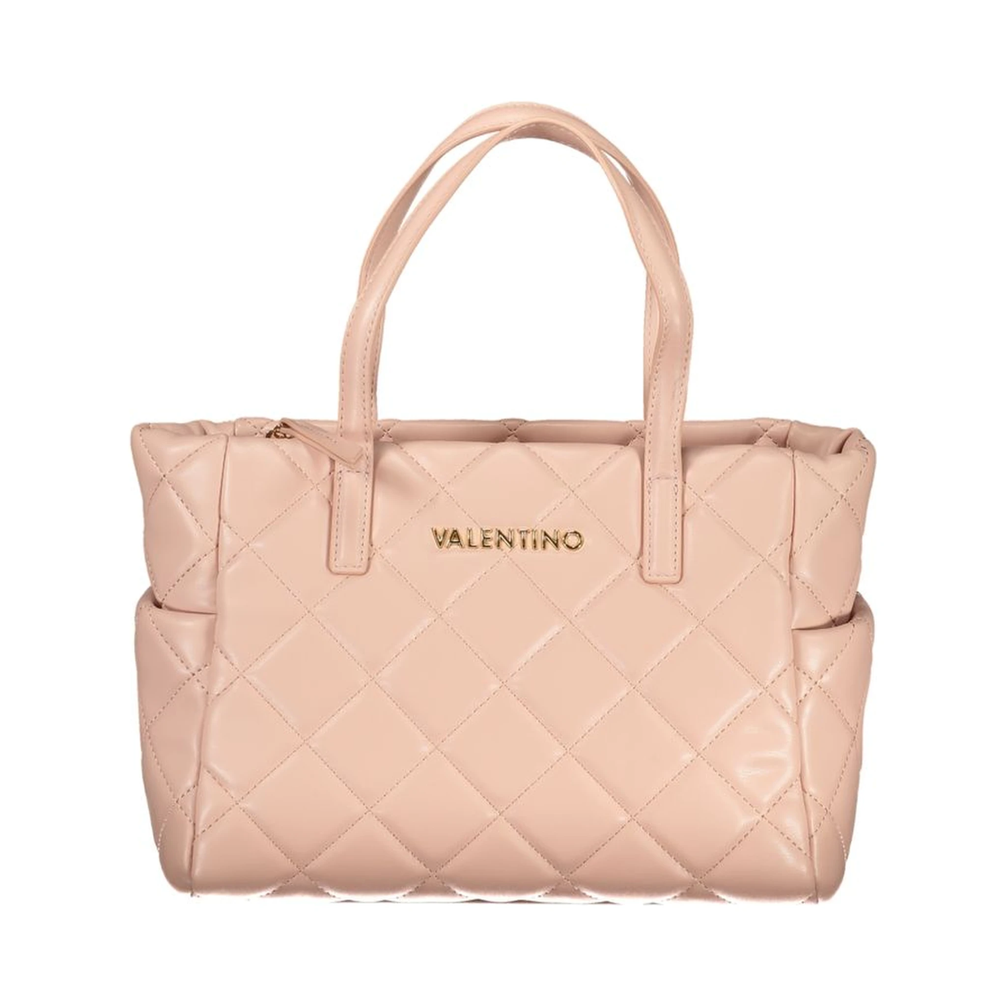 Pink Polyethylene Handbag