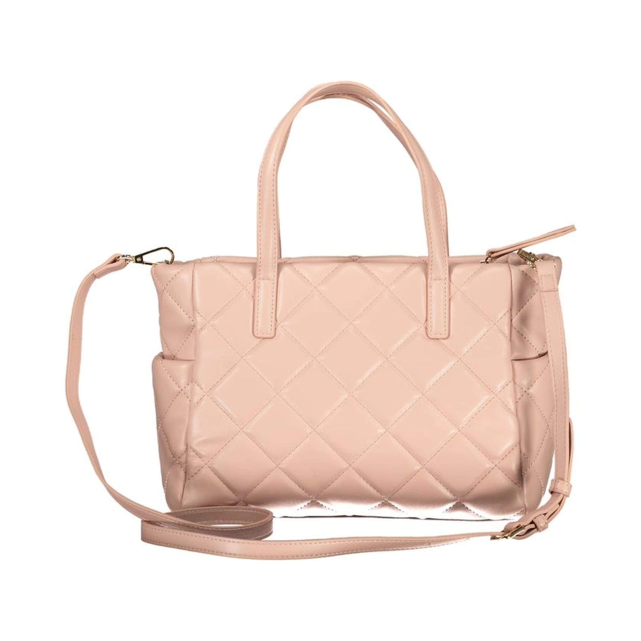 Pink Polyethylene Handbag
