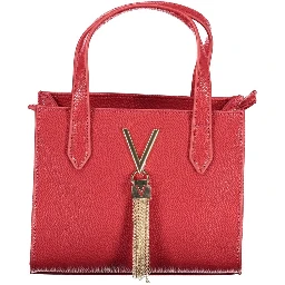 Red Polyethylene Women Handbag