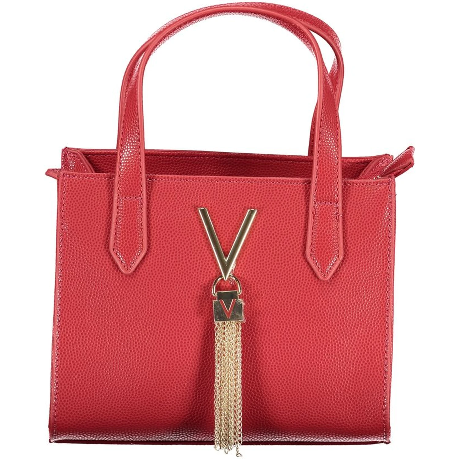 Red Polyethylene Women Handbag
