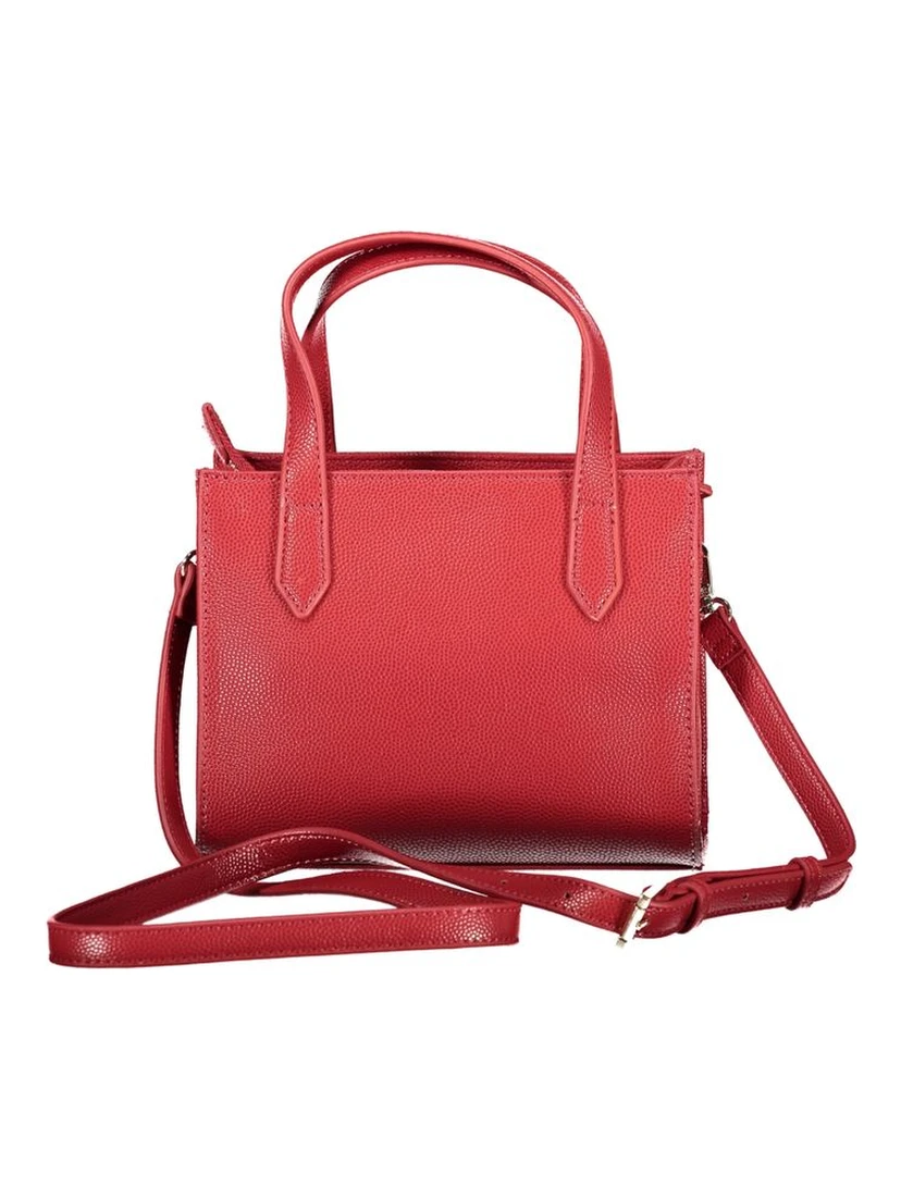 Red Polyethylene Women Handbag
