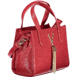 Red Polyethylene Women Handbag