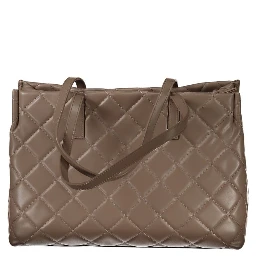 Brown Polyethylene Handbag