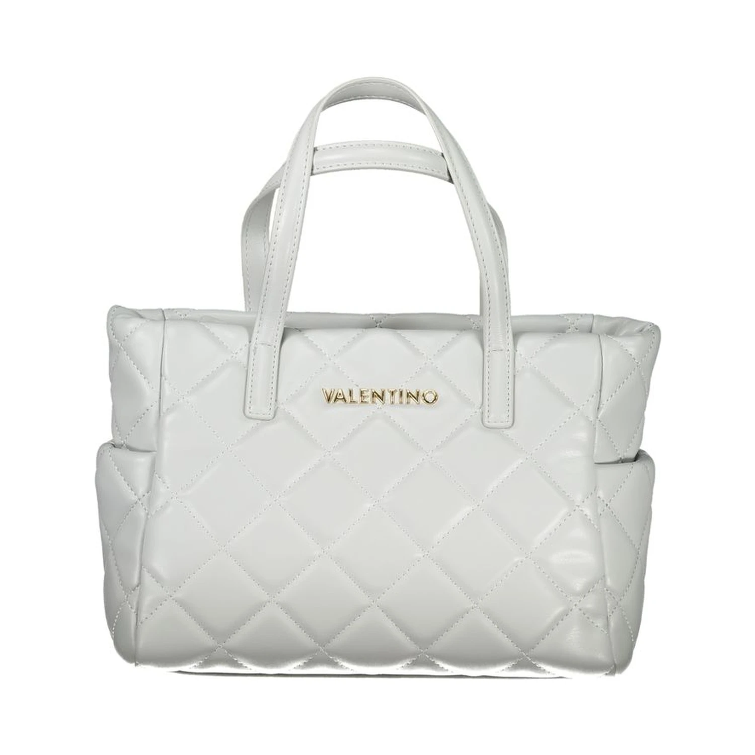 Gray Polyethylene Handbag
