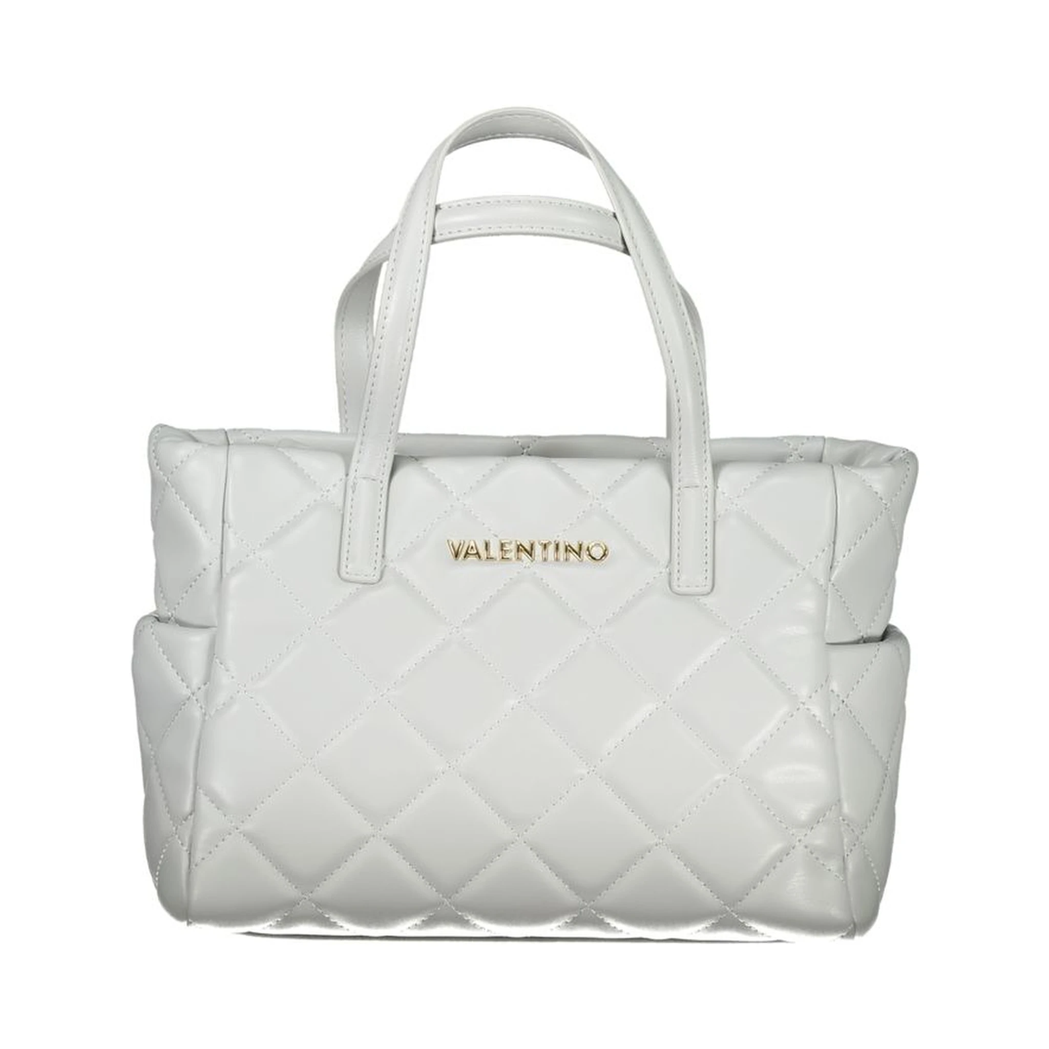 Gray Polyethylene Handbag