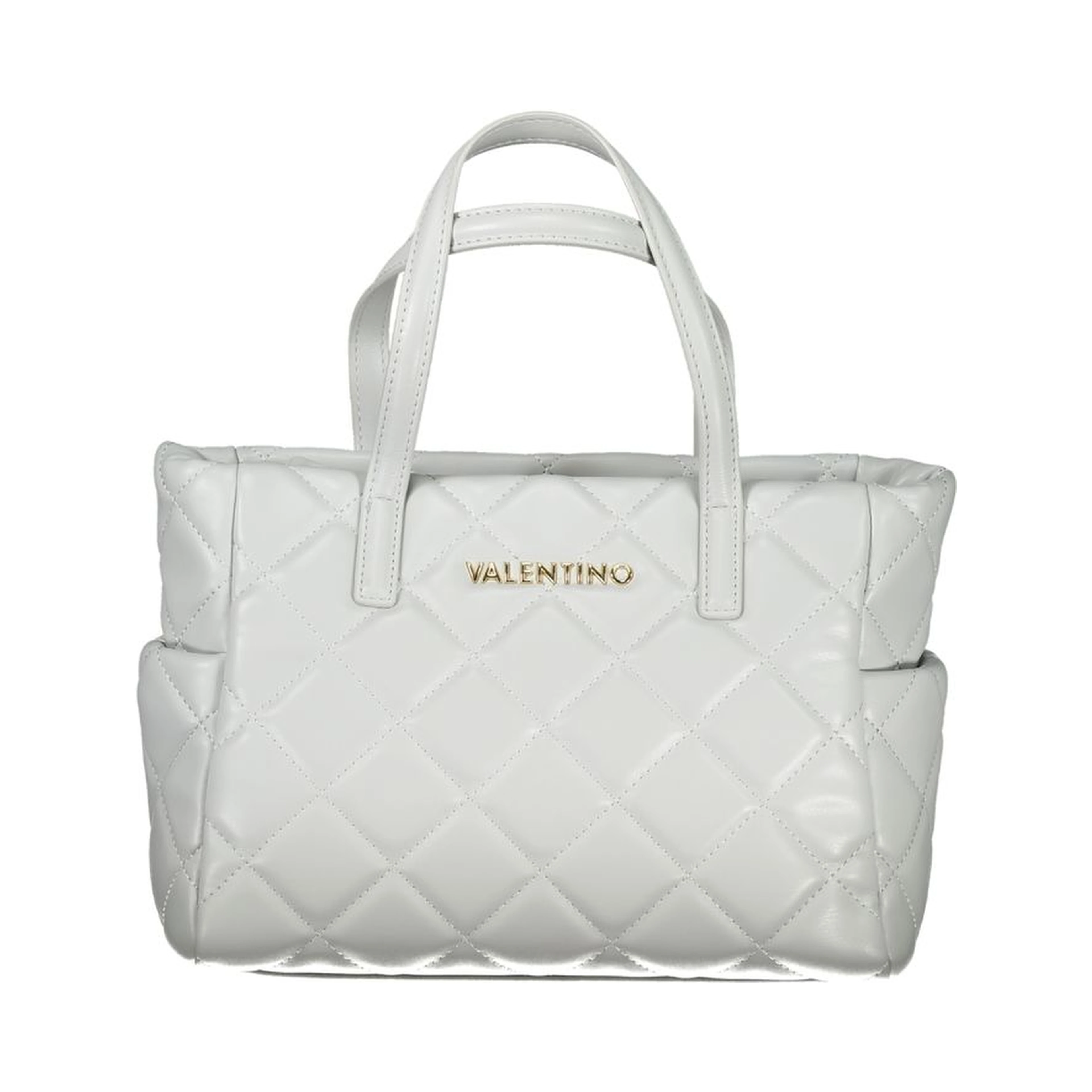 Gray Polyethylene Handbag