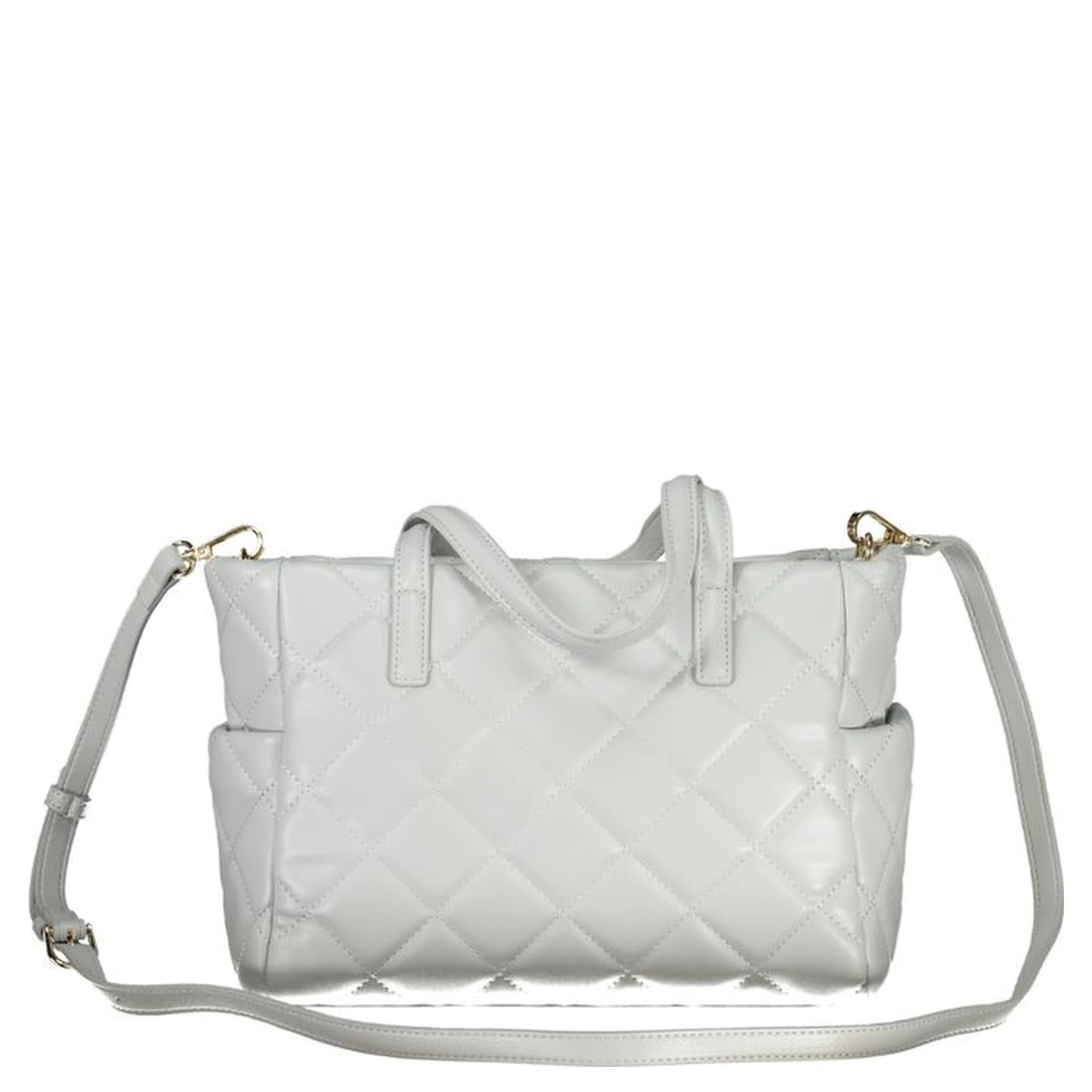 Gray Polyethylene Handbag