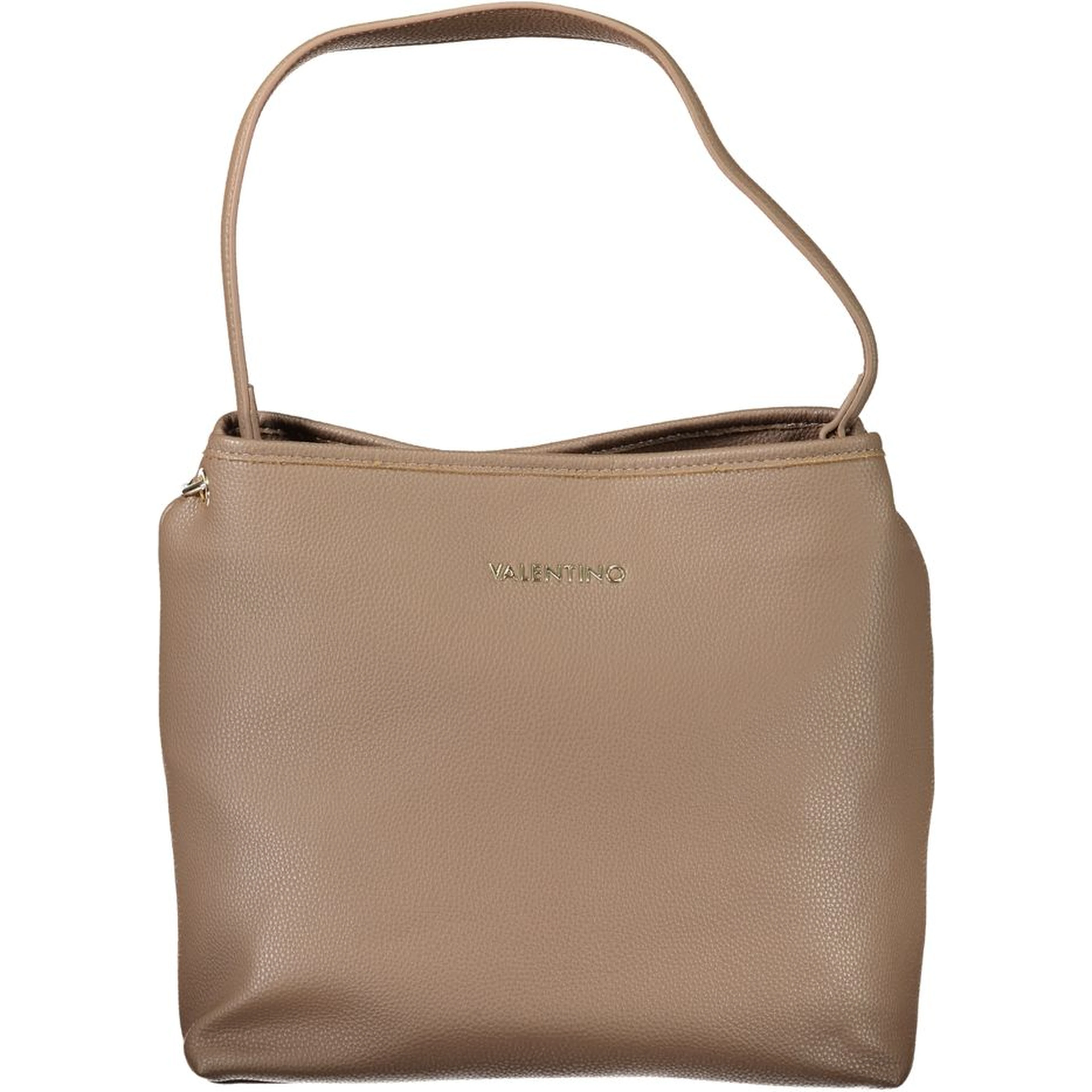 Brown Polyethylene Women Handbag