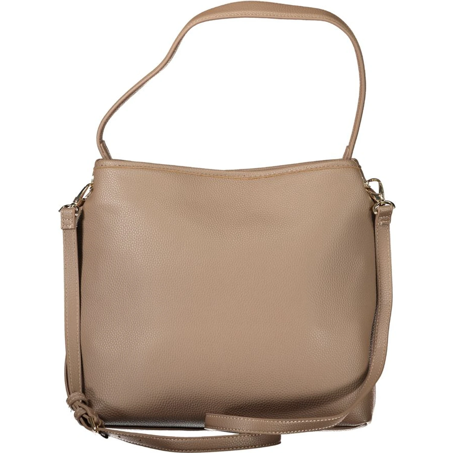 Brown Polyethylene Women Handbag