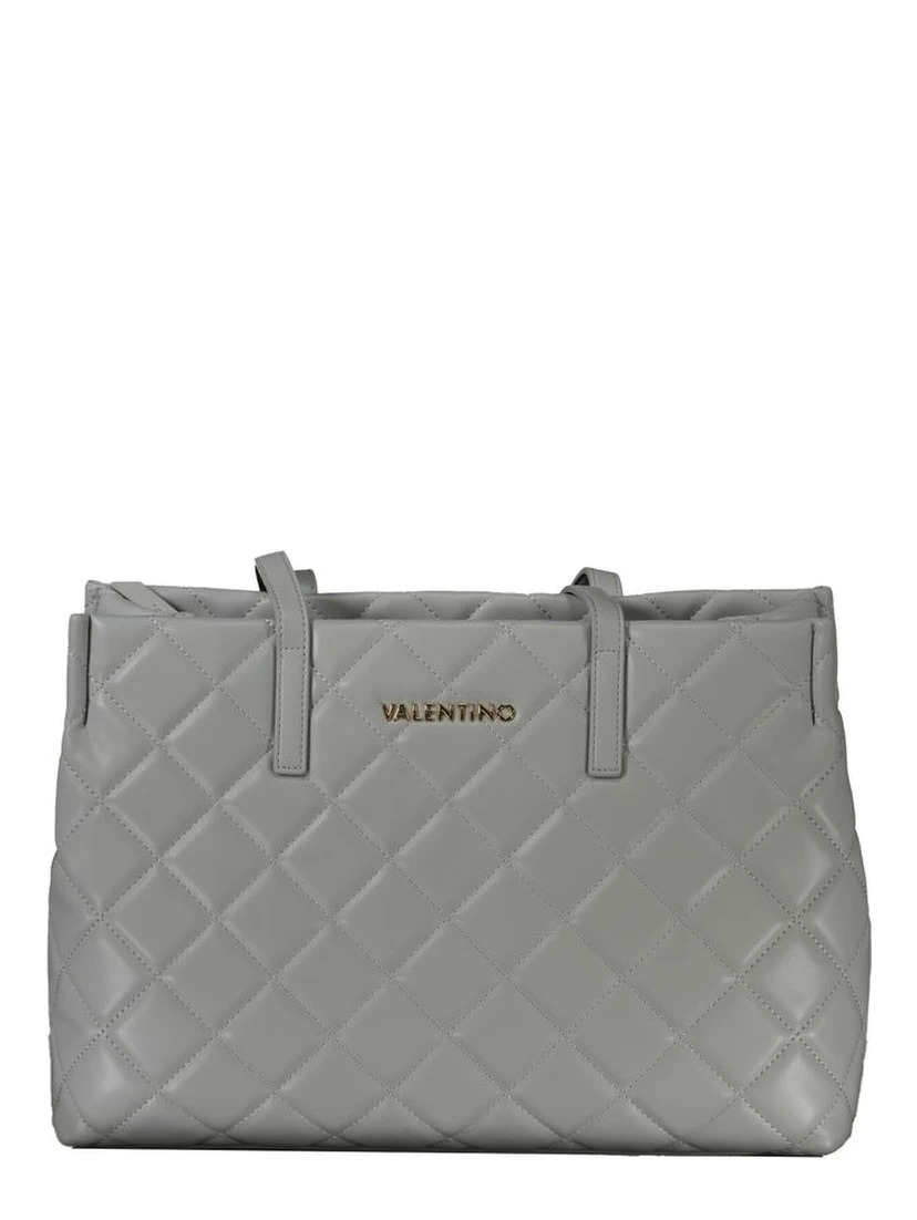 Gray Polyethylene Handbag