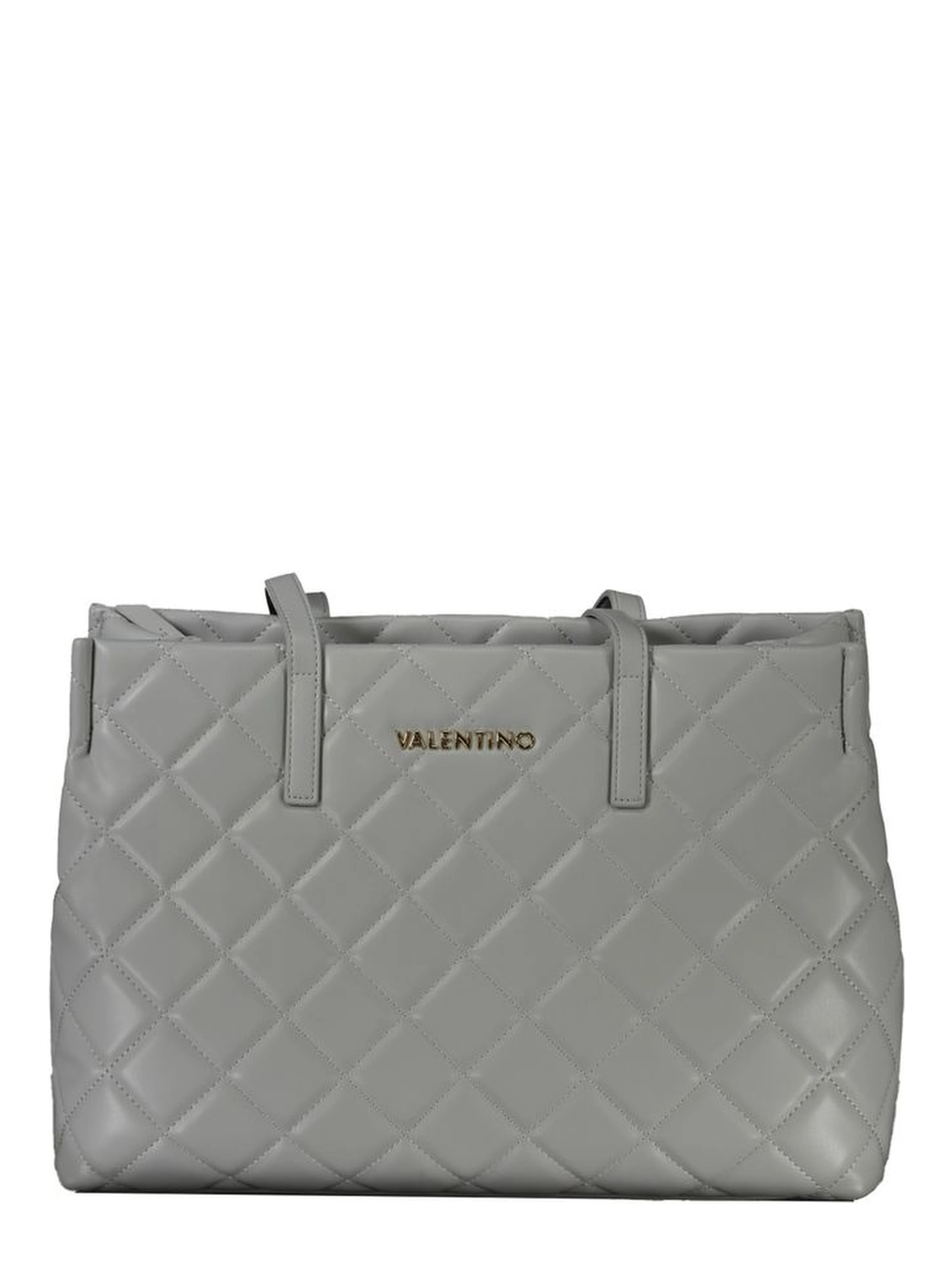 Gray Polyethylene Handbag