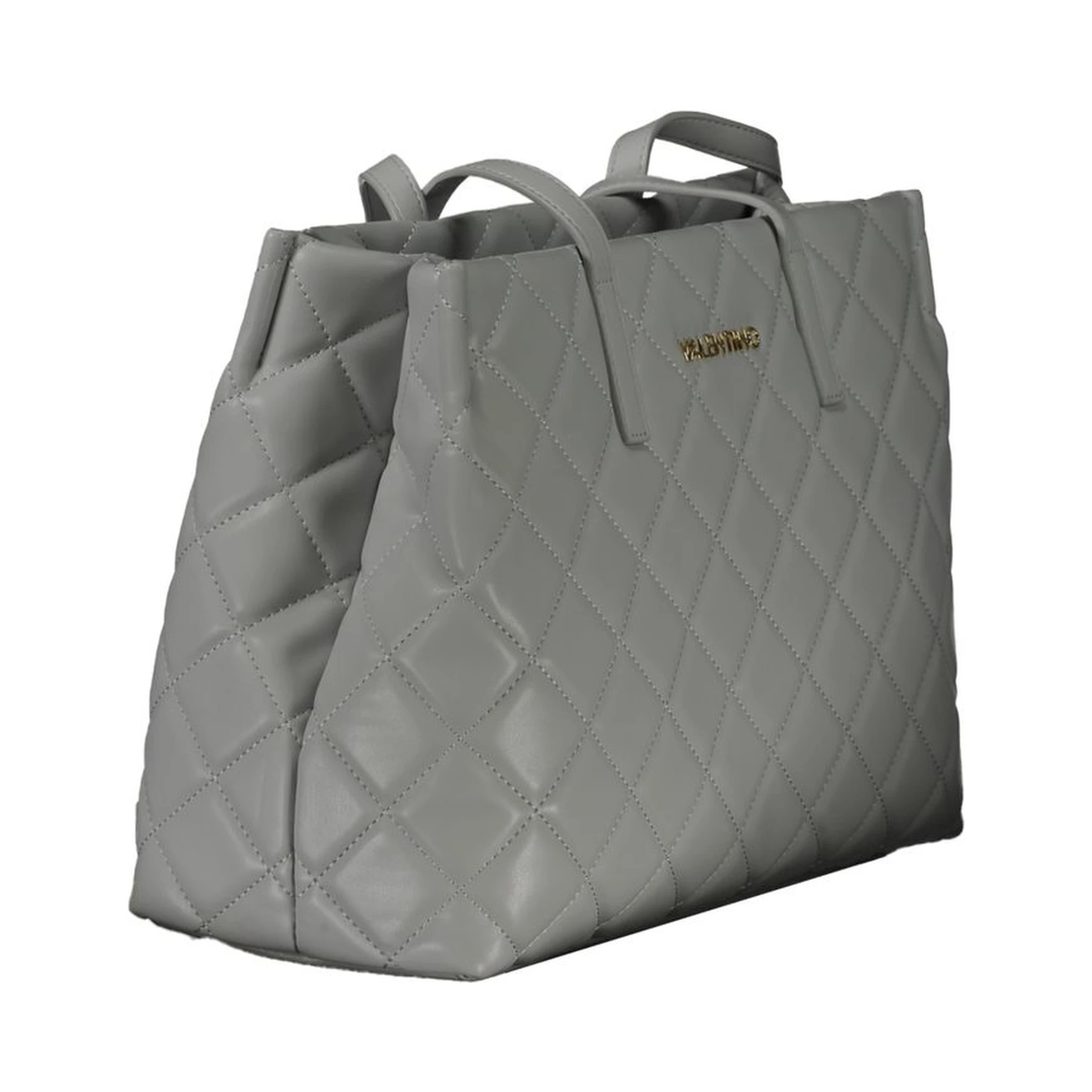 Gray Polyethylene Handbag