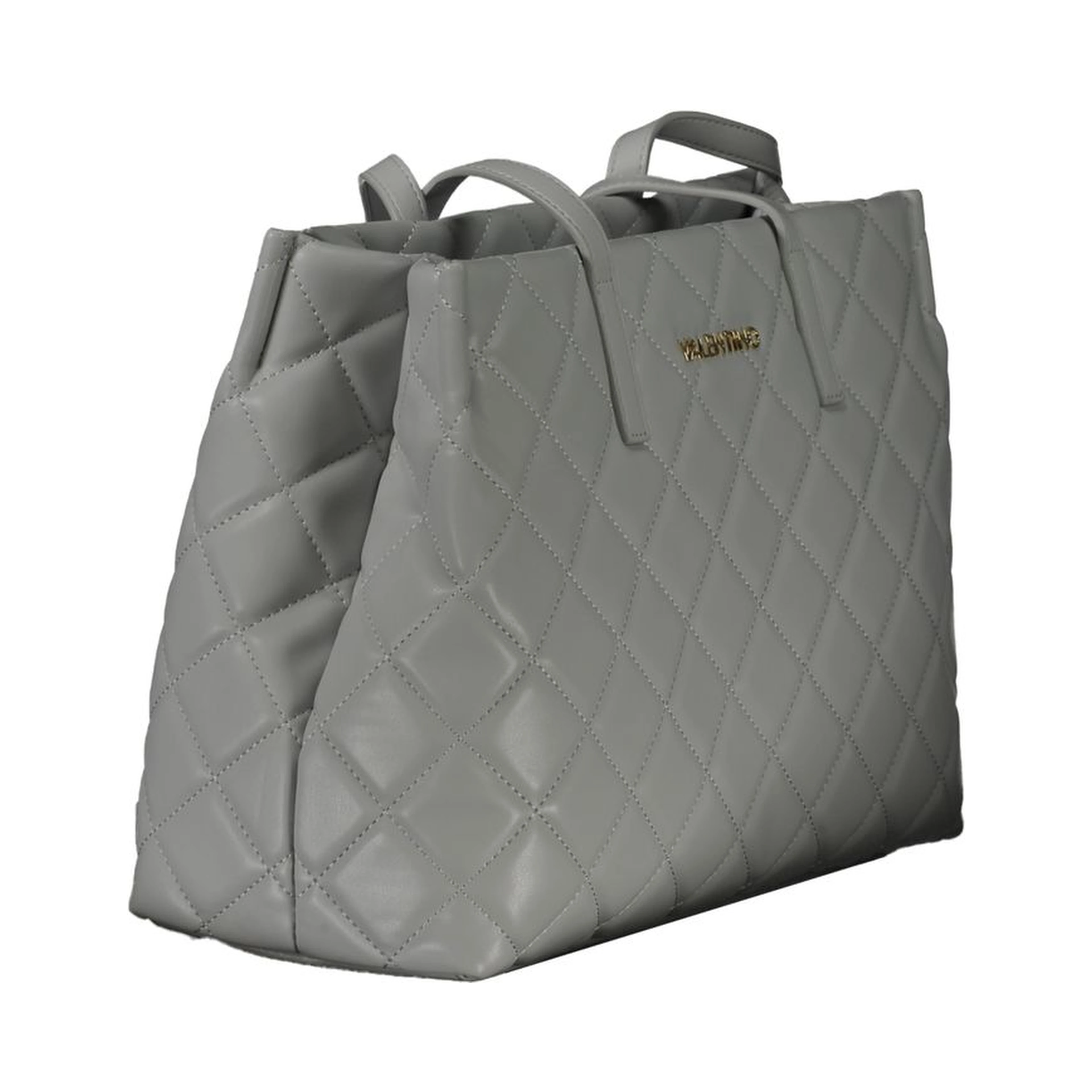 Gray Polyethylene Handbag