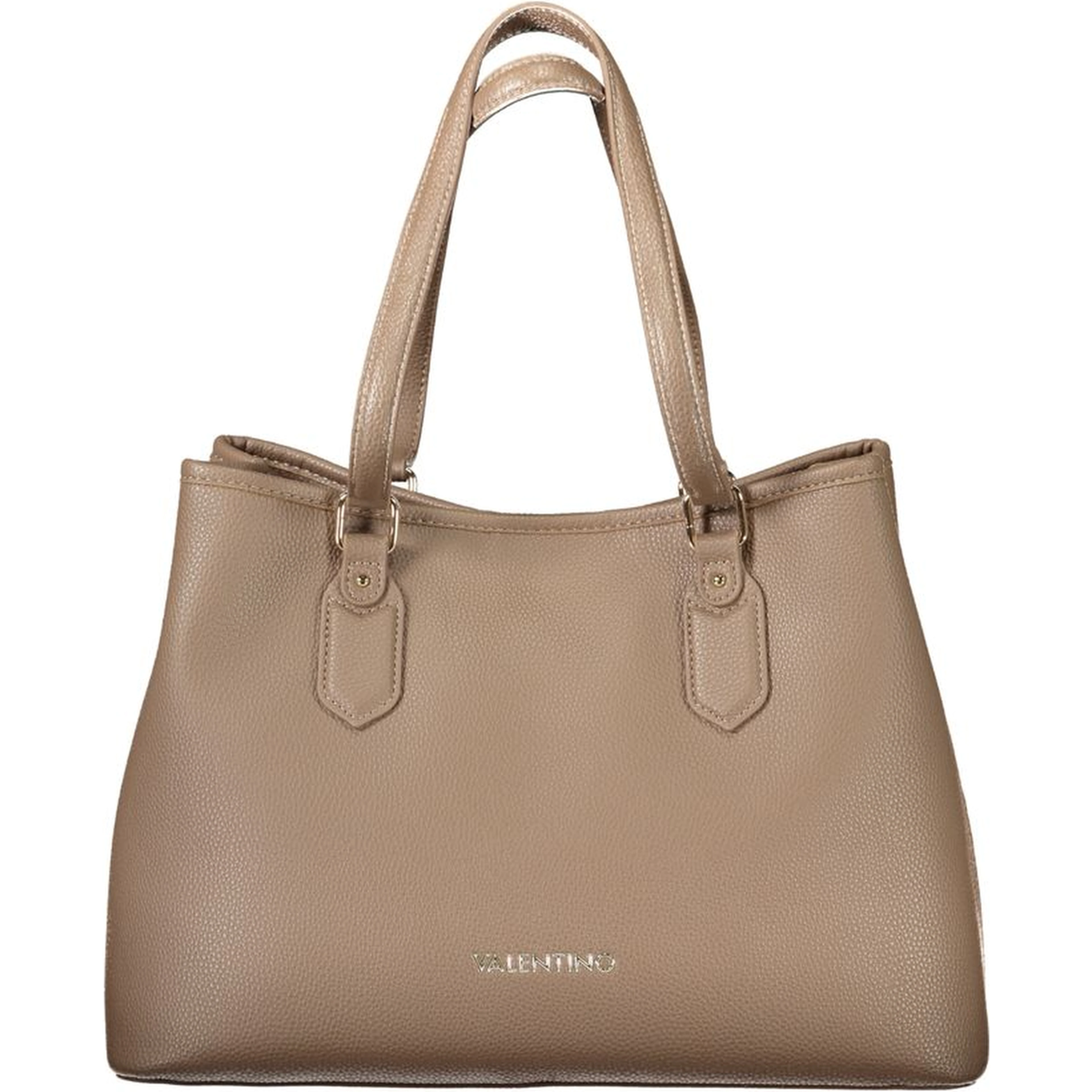 Brown Polyethylene Women Handbag