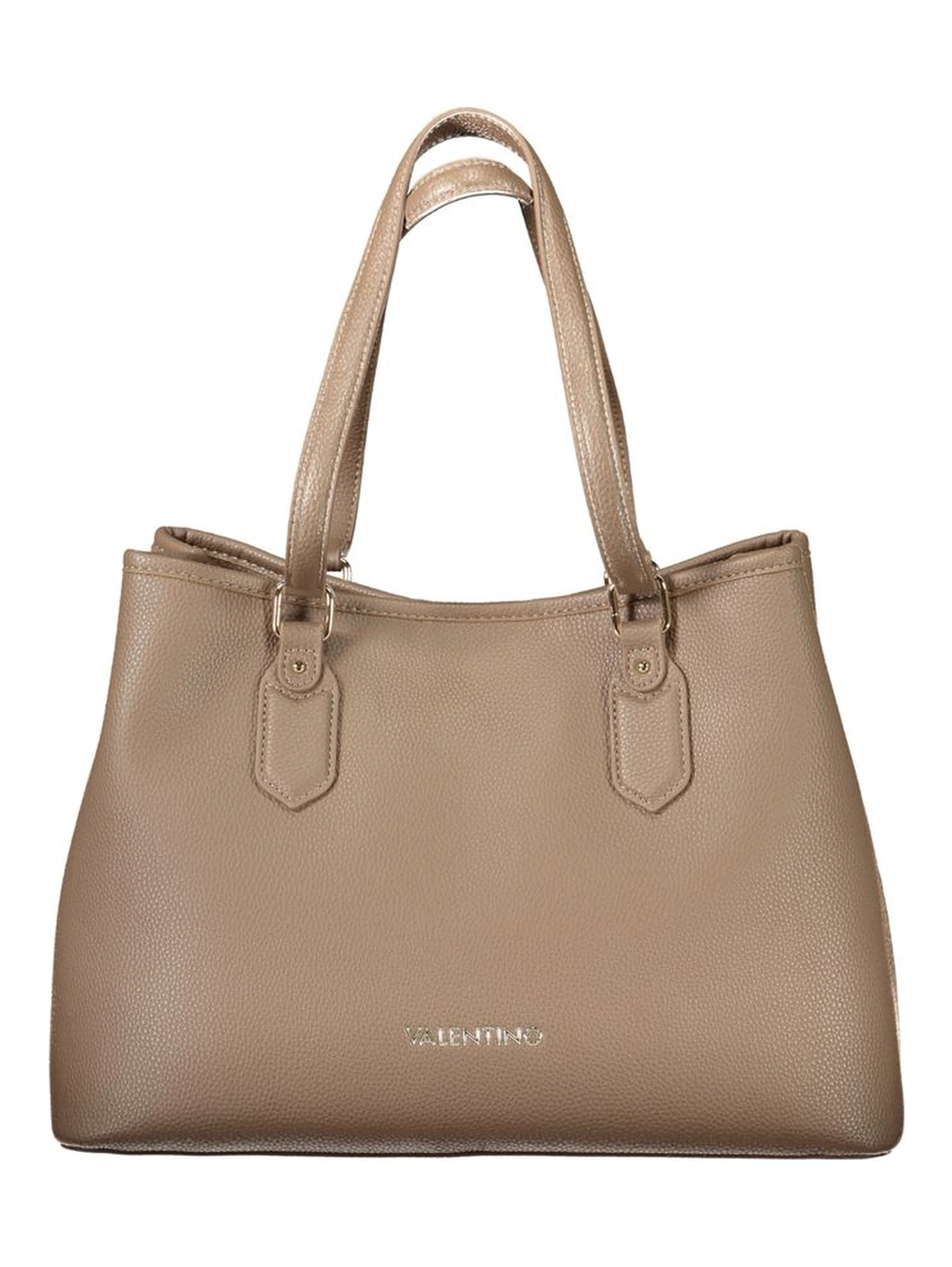 Brown Polyethylene Women Handbag