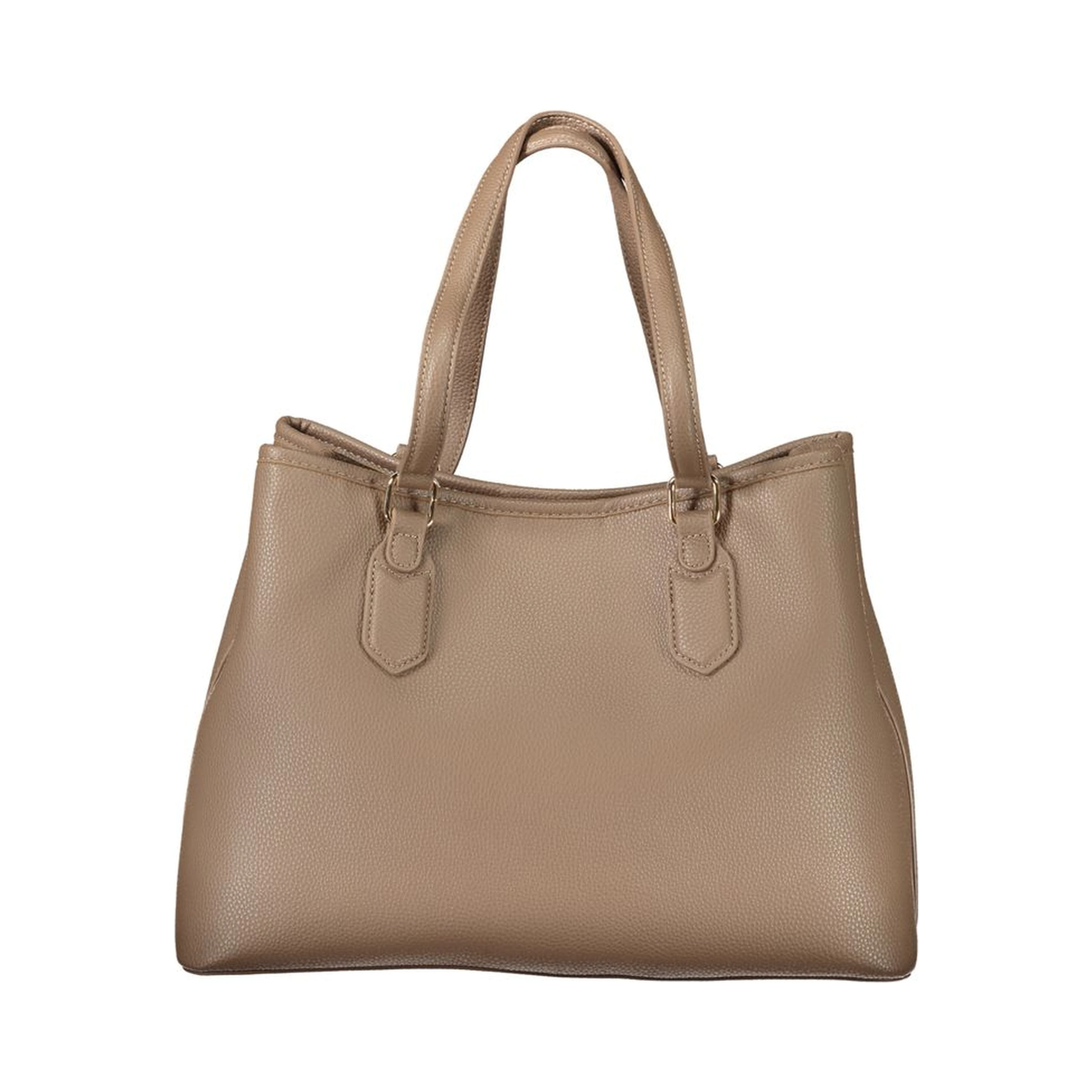 Brown Polyethylene Women Handbag