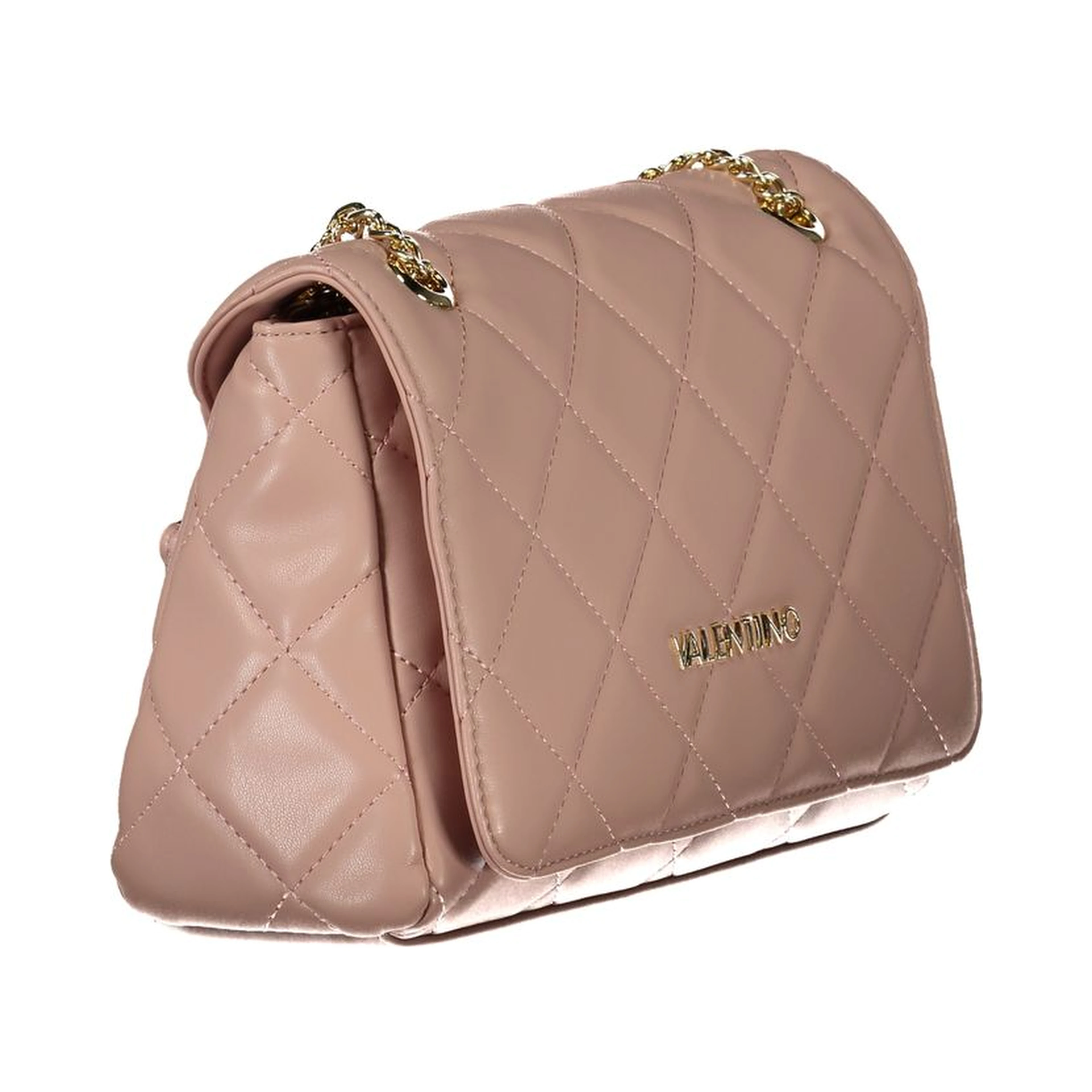 Pink Polyethylene Women Handbag