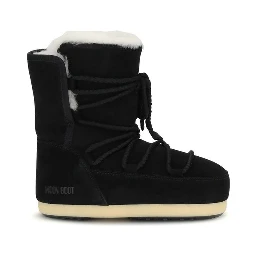 Black Leather Ankle Boots