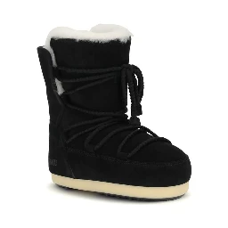 Black Leather Ankle Boots