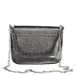 Gray Polyethylene Handbag