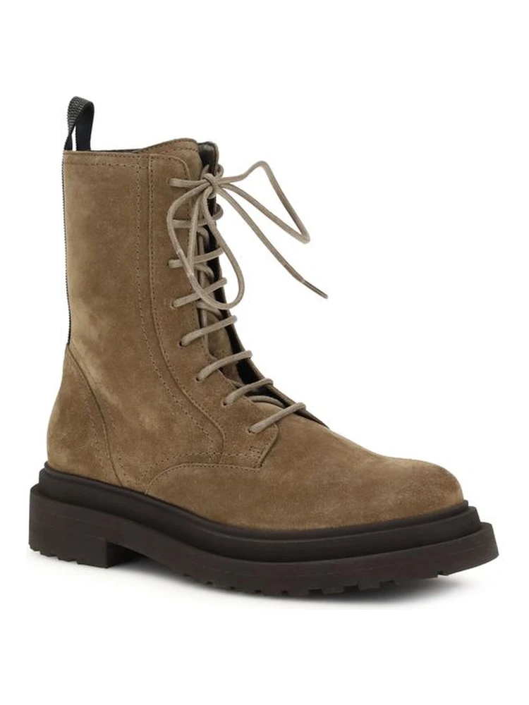 Brown Calf Leather Bos Taurus Lace-Up Boots alternative