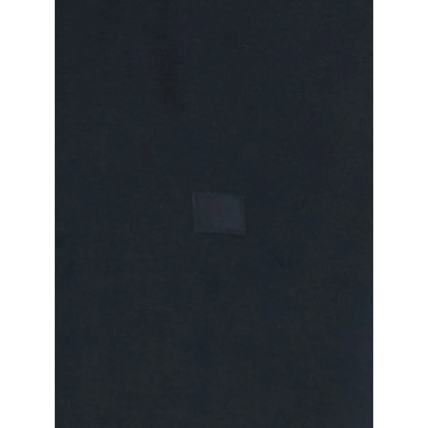 Black Crewneck T-Shirt with Tonal Logo Patch on the Front in Cotton Woman
