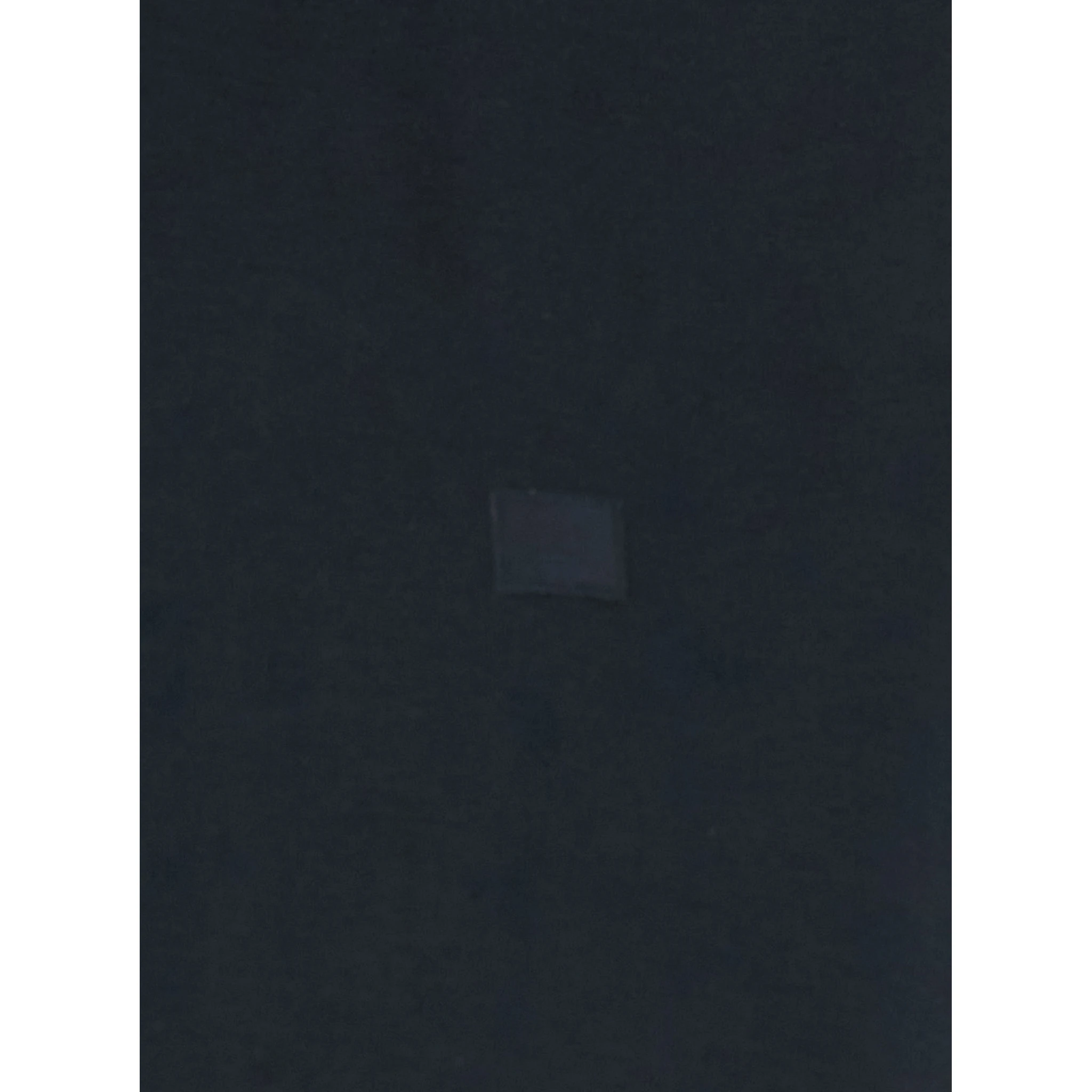 Black Crewneck T-Shirt with Tonal Logo Patch on the Front in Cotton Woman