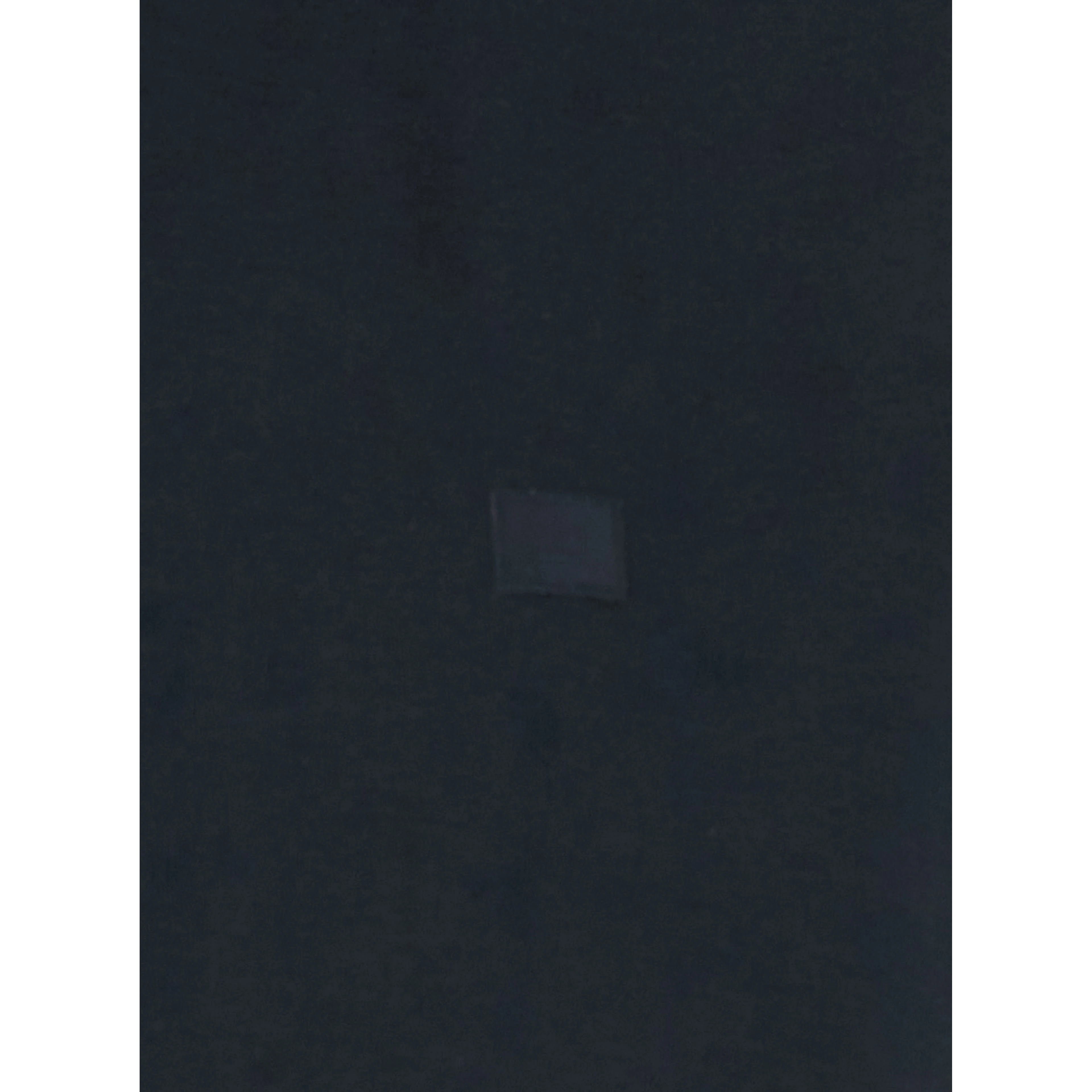 Black Crewneck T-Shirt with Tonal Logo Patch on the Front in Cotton Woman