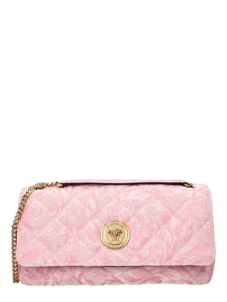 Pink Fabric Shoulder Bag