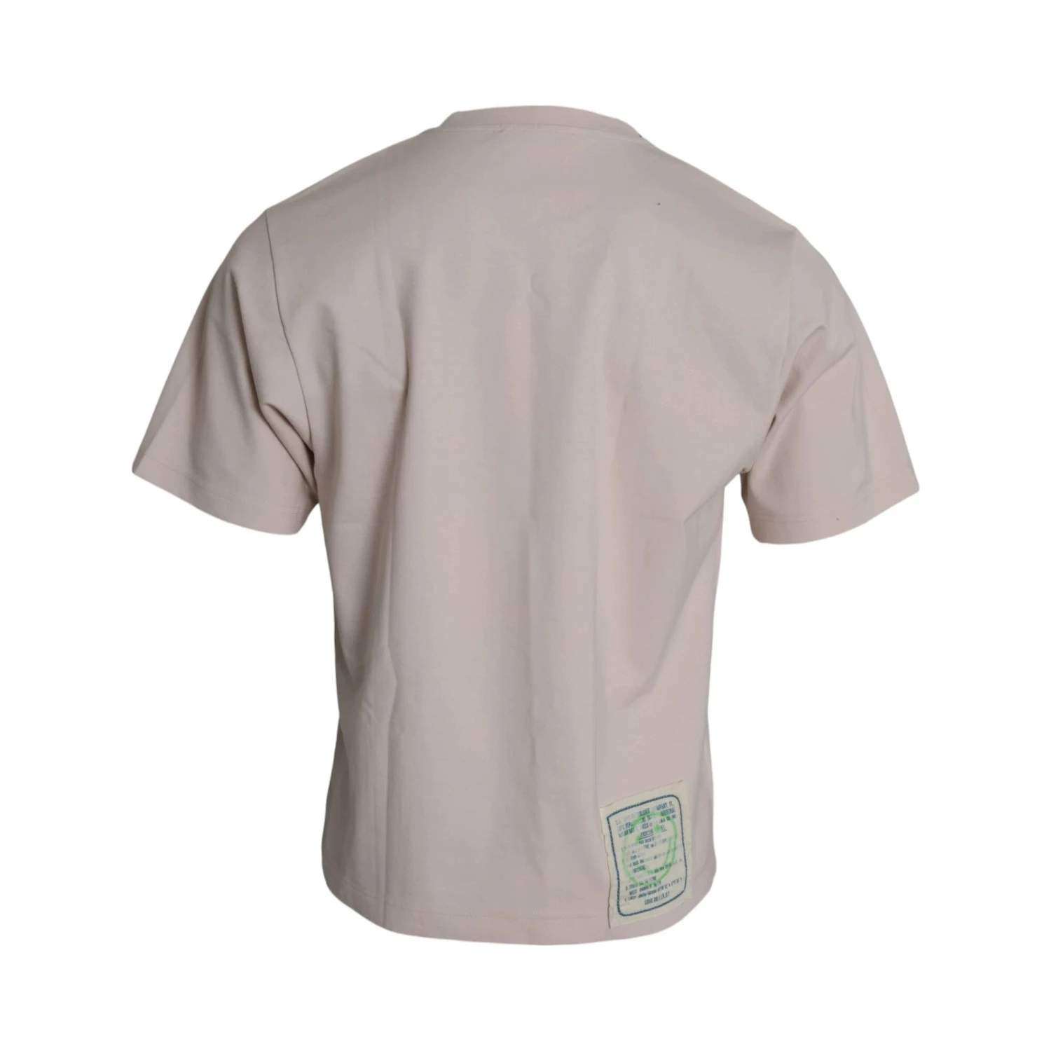 Beige Cosmic Love Cotton Crew Neck T-shirt