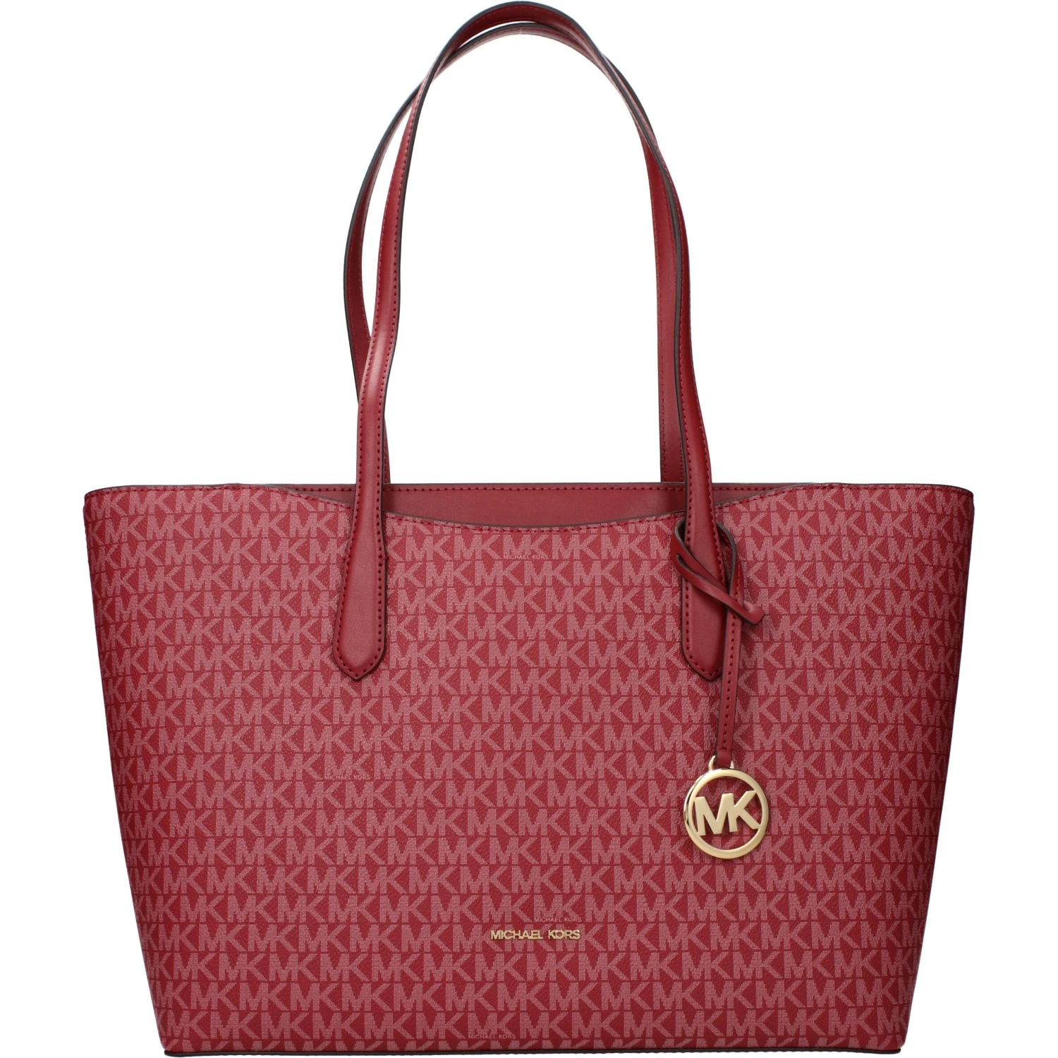 Red Fabric Shoulder Bag