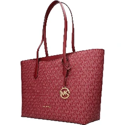 Red Fabric Shoulder Bag