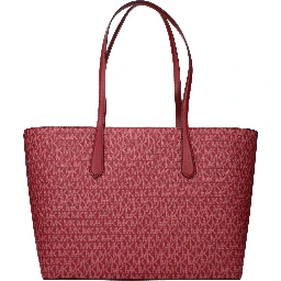 Red Fabric Shoulder Bag