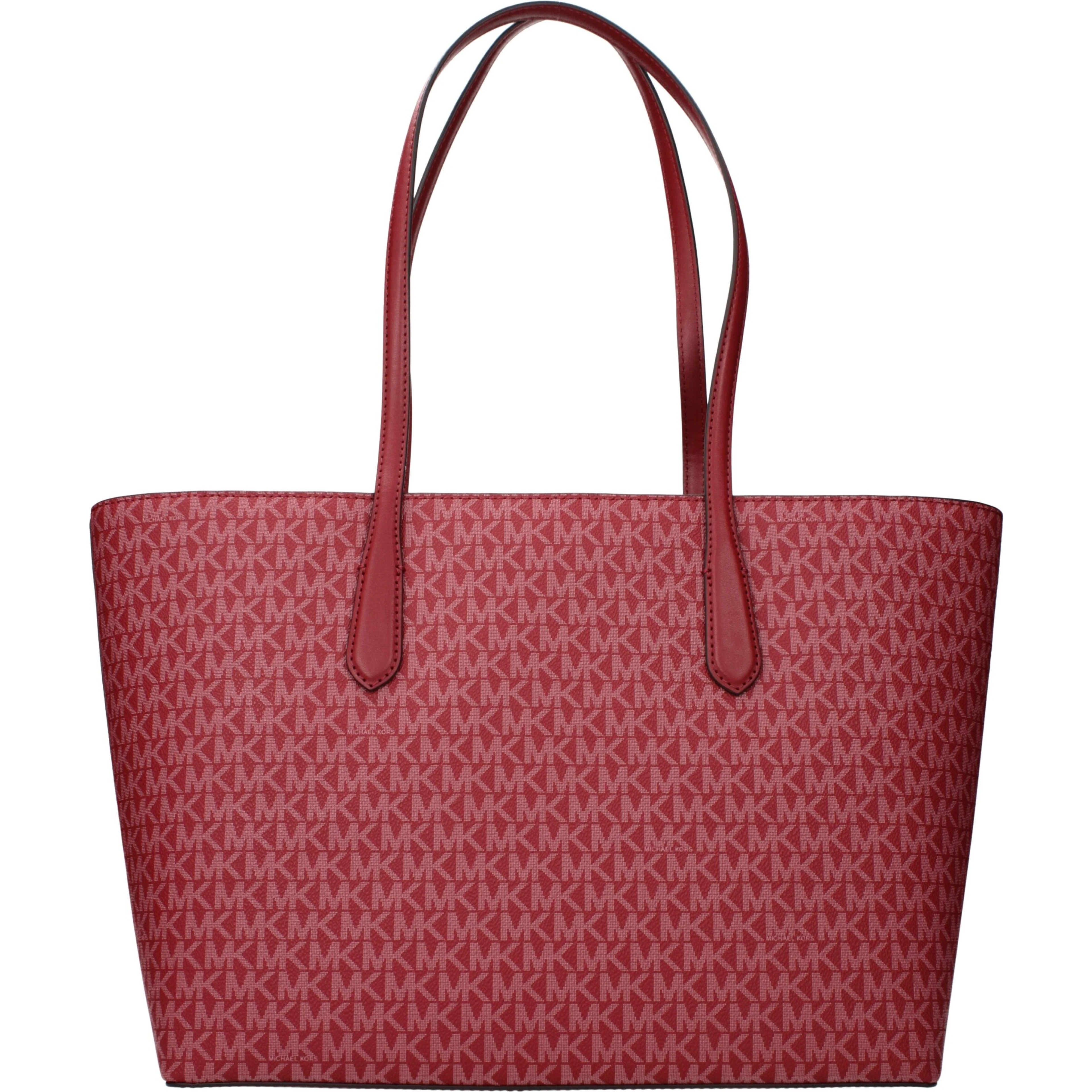 Red Fabric Shoulder Bag