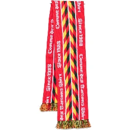 Comme des Garcons Scarfs Red/yellow
