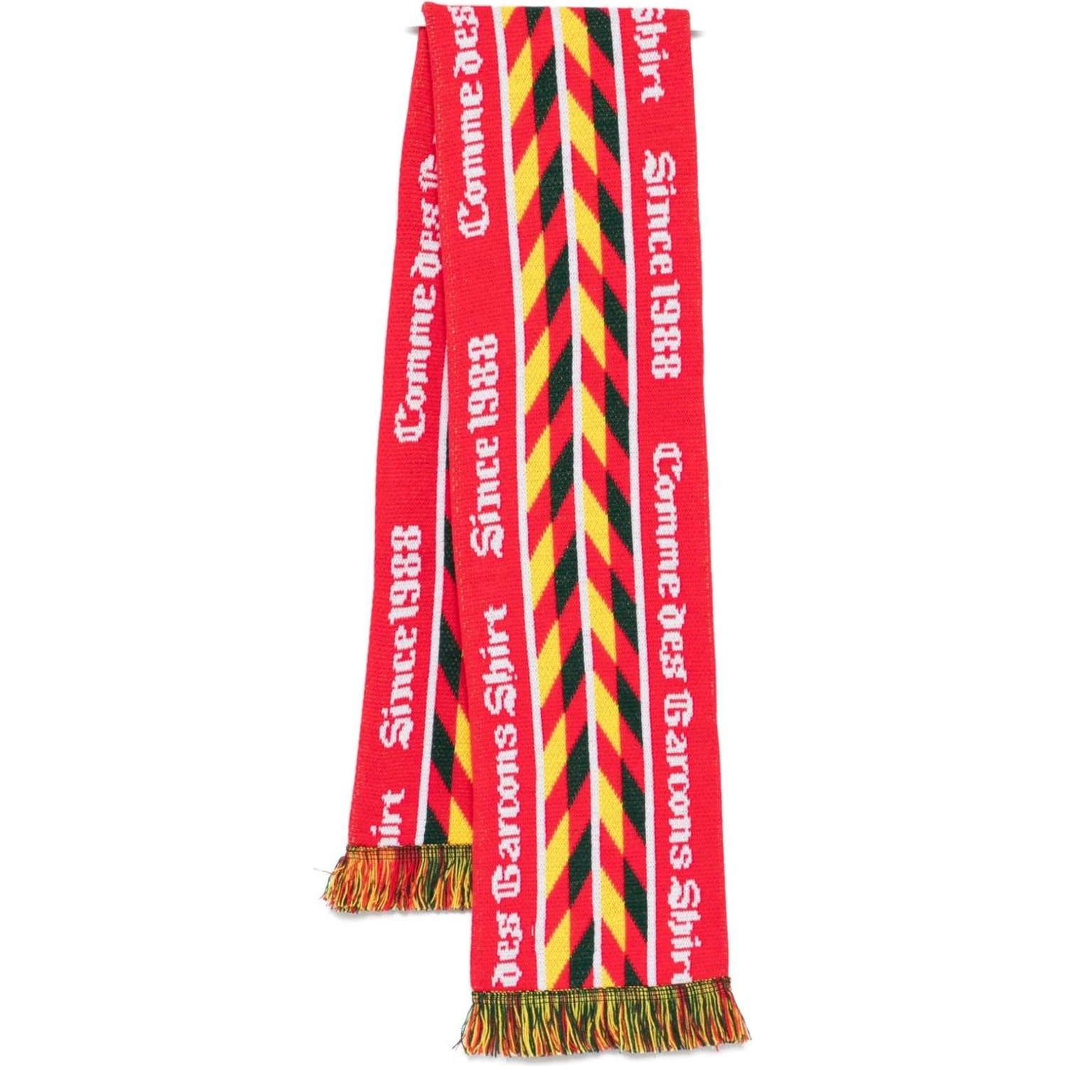 Comme des Garcons Scarfs Red/yellow