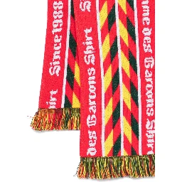 Comme des Garcons Scarfs Red/yellow