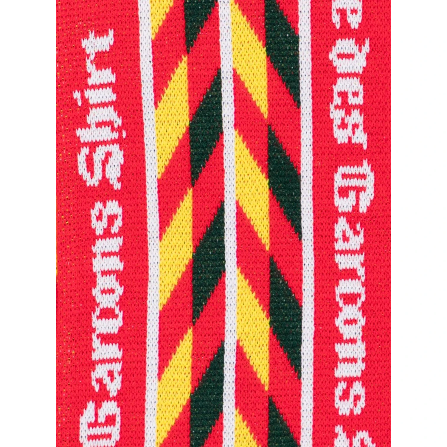 Comme des Garcons Scarfs Red/yellow