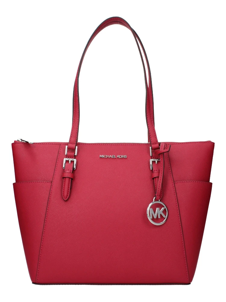 Red Leather Shoulder Bag