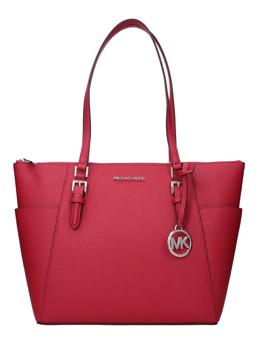 Red Leather Shoulder Bag