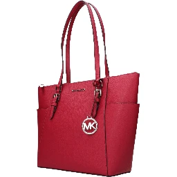 Red Leather Shoulder Bag