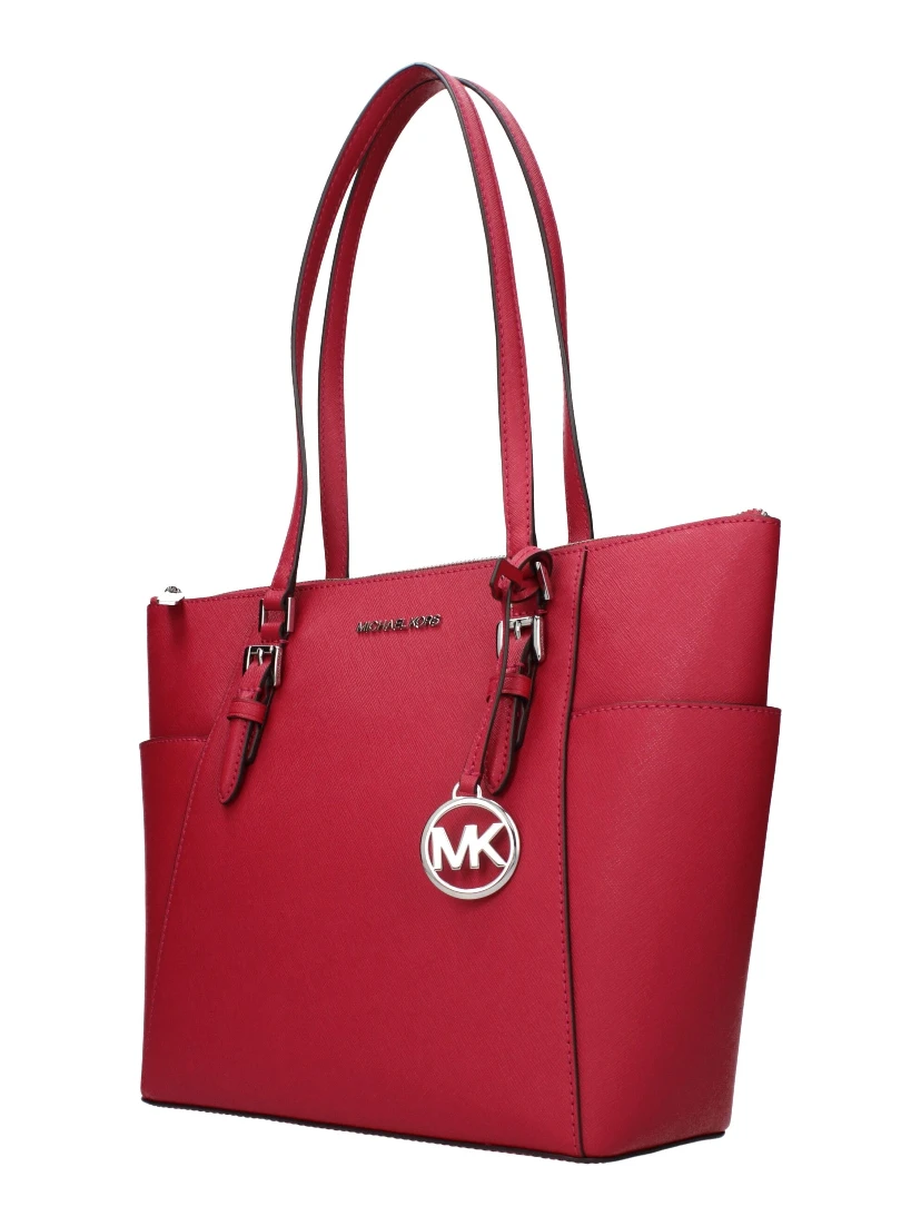 Red Leather Shoulder Bag