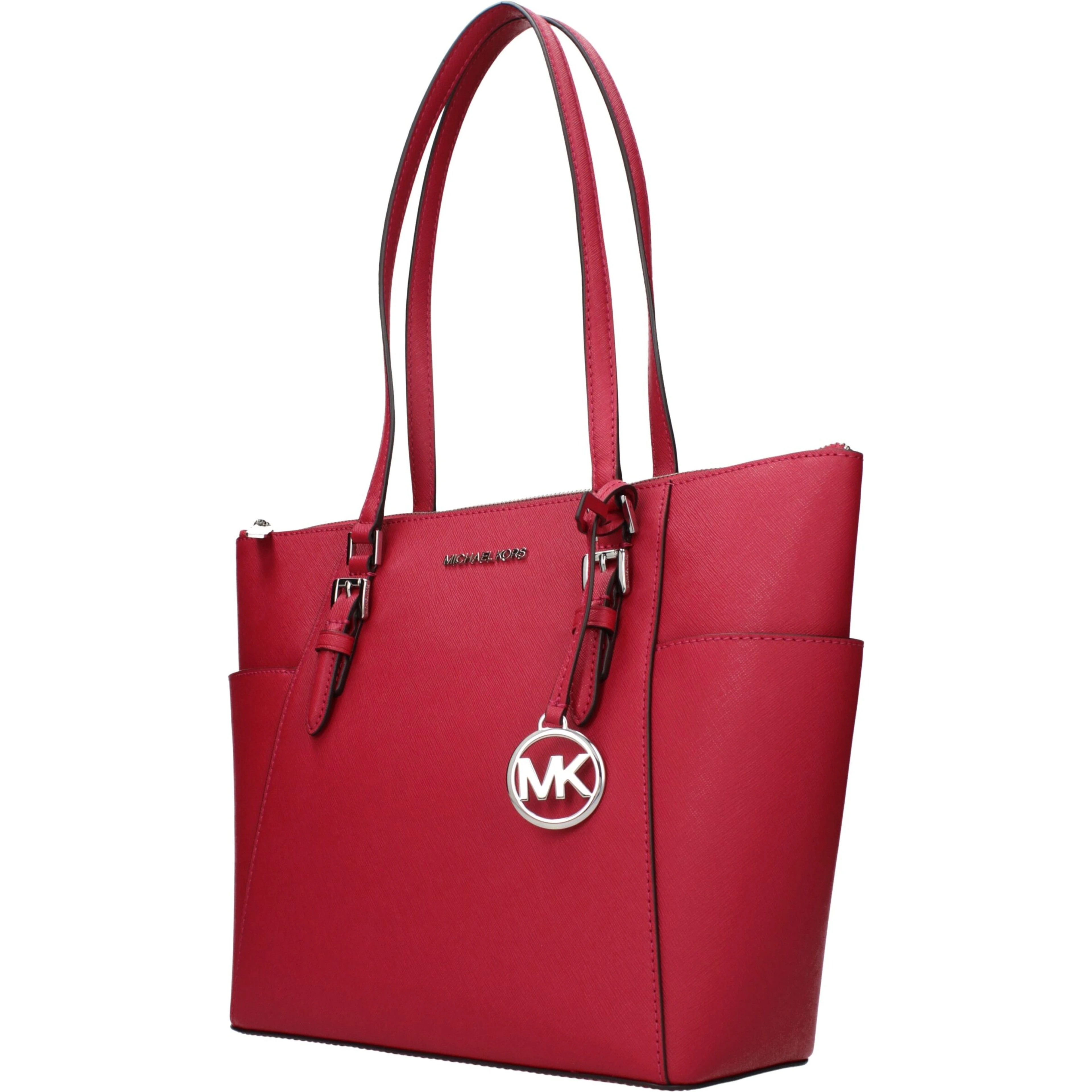 Red Leather Shoulder Bag