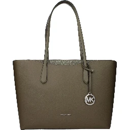 Green Fabric Shoulder Bag