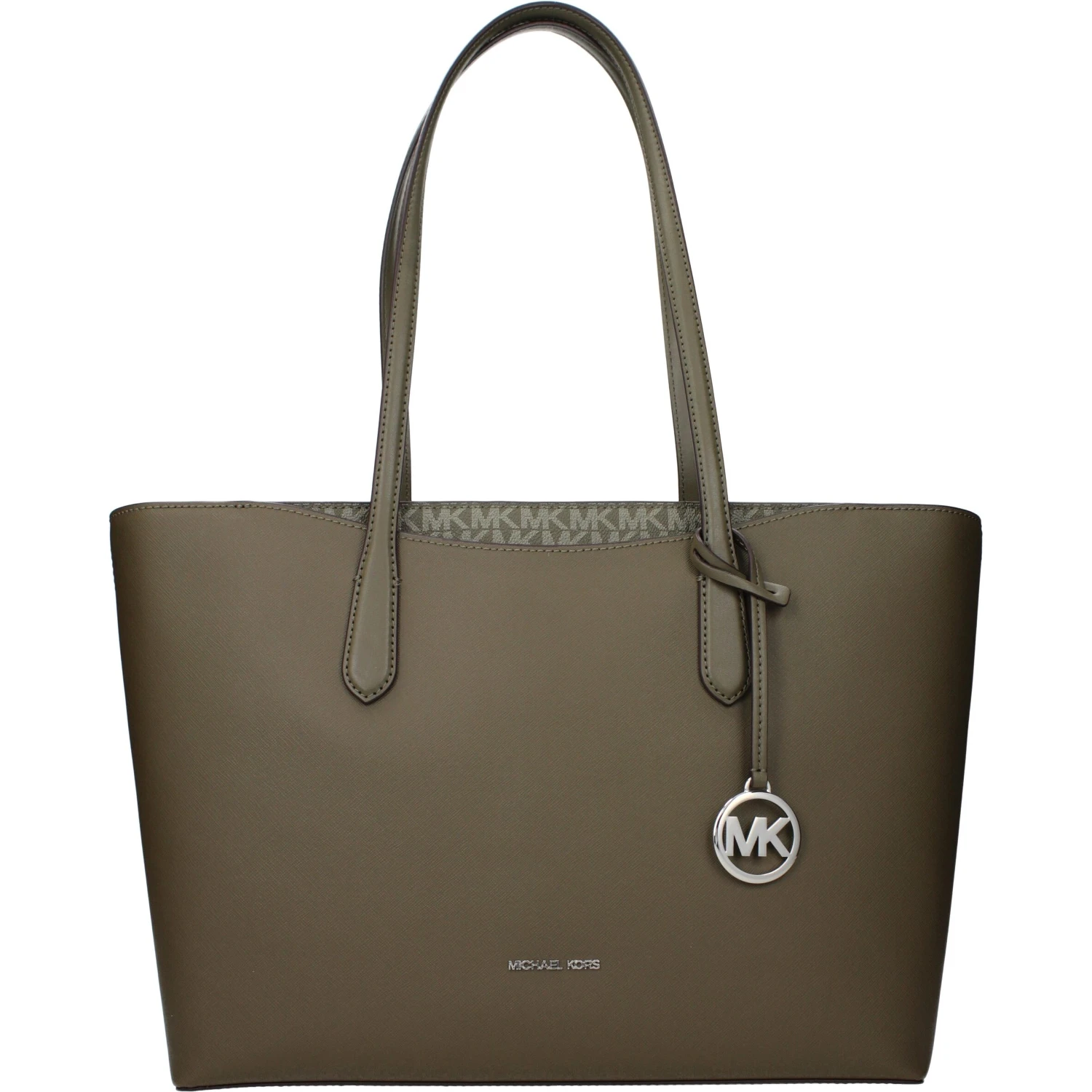 Green Fabric Shoulder Bag