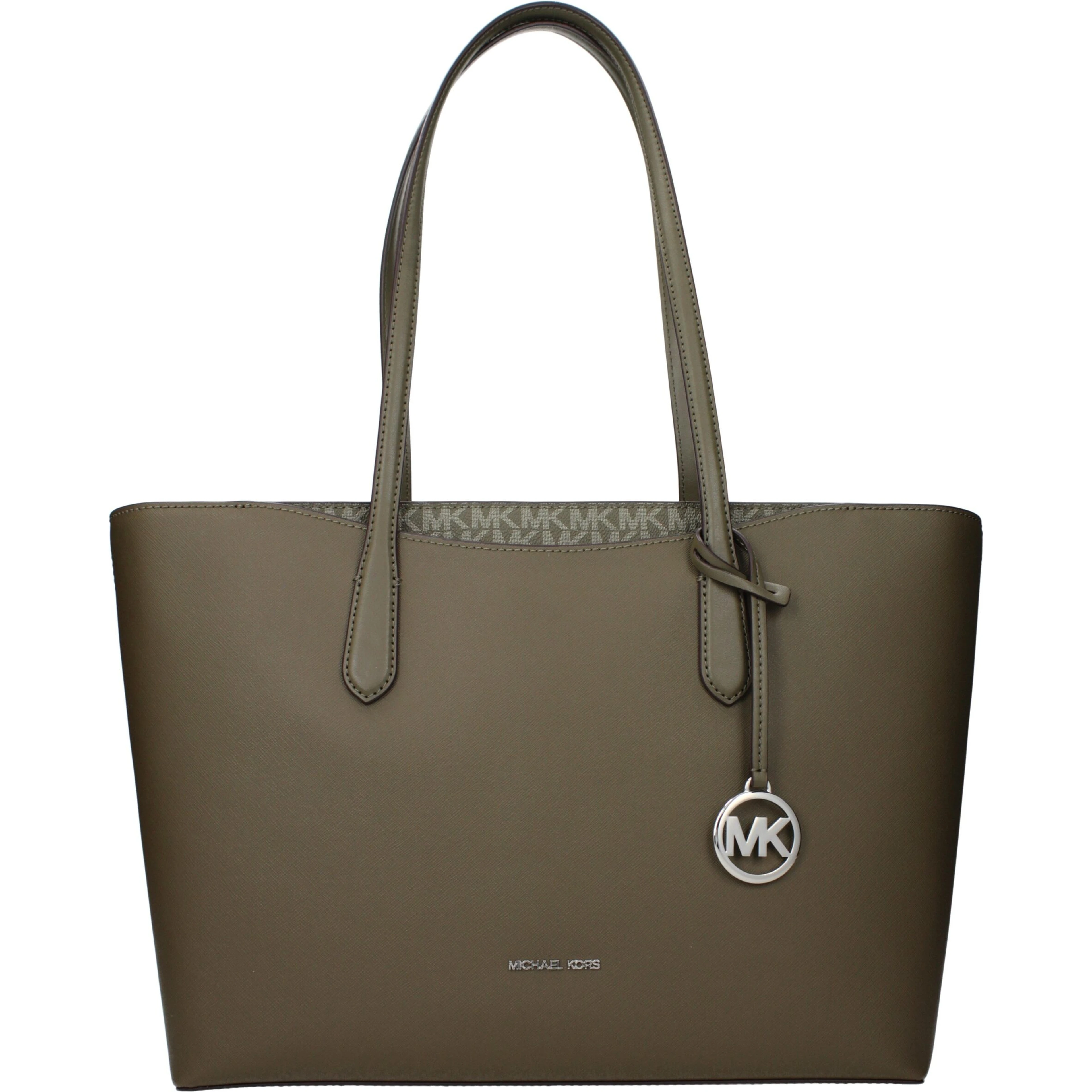 Green Fabric Shoulder Bag