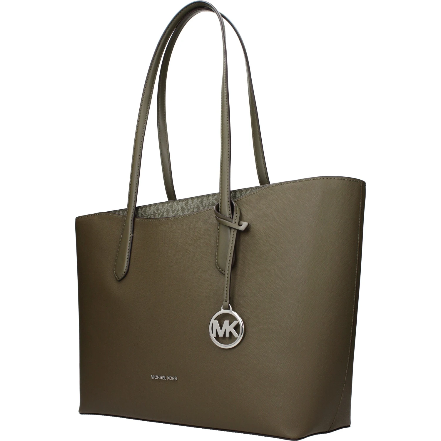 Green Fabric Shoulder Bag